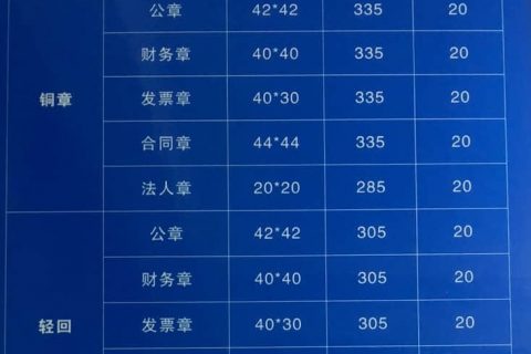 拉薩刻公章需要什么資料，多少錢一個(gè)，要多久？刻制全套印章又要多少錢？